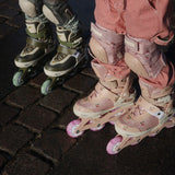 Konges Slojd light up roller skates,cherry blush