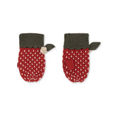 Konges Slojd mittens, strawberry