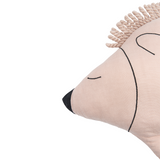 Nobodinoz L1N0 cushion Enzo the Hedgehog, mauve pink