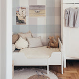 Dekornik wallpaper provence check, beige/blue