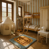 Dekornik wallpaper stripes, blue/green